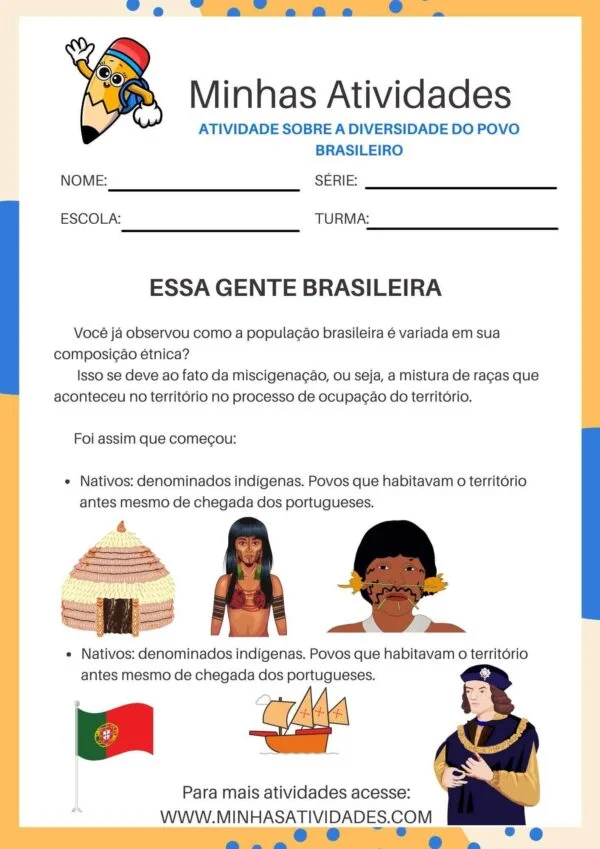 29 09 hotok Atividade sobre a diversidade do povo brasileiro 1