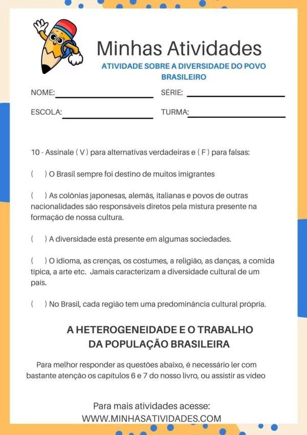 29 09 hotok Atividade sobre a diversidade do povo brasileiro 2